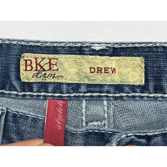 BKE Buckle Drew Women's Bootcut Blue Denim Jeans - Size 31x33.5 (34x30) - Picture 4 of 6